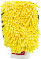 Maxshine Universal Yellow Chenille Microfiber Car Wash Mitt | High-Efficiency Scratch-Free Wash Mitt for Cars, Trucks, SUVs, Boats & RVs | Premium Reusable Auto Detailing & Car Cleaning Accessory