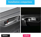 Door Bowl Light Fit for Toyota RAV4 2022 2023 2024 Inner Door Handle Accessories Bowl Shape LED Light Ambient Light Interior 4 pcs (White)