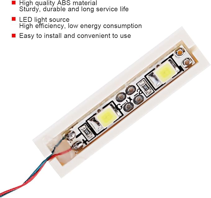 ABS Universal USB LED Light, Car Lights Interior Underglow Kit, Charging Shining Decoration Bricks Bartype Lamp Ambient Lighting for Illumination or Decoration