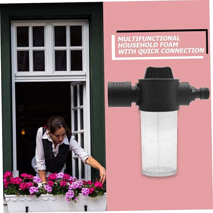 Snow Foam Jet Pot Car Wash Soap Pot Foamer High Pressure Washer Soap Sprayer for Outdoor Household Car Window Watering Cleaning| Pressure Washer Sprayer
