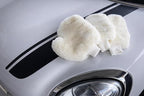 Natural Lambskin Wool Car Wash Mitt - Large Sheepskin for Wet and Dry Applications and Painters (3)
