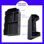 2024 2025 2026 Civic Center Console Organizer Tray for 2023 2022 Honda Civic 11th Gen Sedan Hatchback LX EX Sport 2022 Accessories Civic 2023 Central Console Organizer Insert Tray(2pcs)