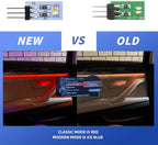 NJSBYL LED Interior Ambient Circuit Board for B-MW M4 X1 3 4 5 Series Sedan Convertible Coupe F10 F30 F31 F32 F33 F34 F36 F48 F82 F83 4PCS Blue-Red Atmosphere Lighting