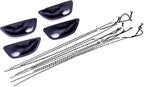 2 Colors Interior Led Stripe Decorative Door Ambient Light Compatible with BMW 5 Series F10/f11(Black Door Cups Ctrl)