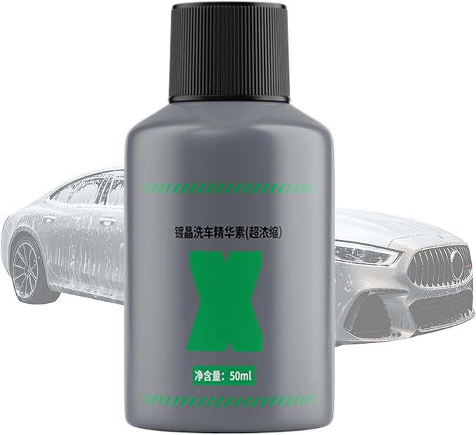 Foaming Car Wash Soap – Concentrated Car Cleaning Liquid, Foaming Wash Soap | 50ml Durable Vehicle Cleaner For Motorcycles Trucks RV Boats Marine, Ideal For Outdoor Furniture, Driveway, Sedans, SUVs
