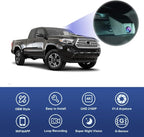 Fitcamx 4K Dash Cam Suitable for Toyota Tacoma 2016 2017 (12 Pin) HD2-6275, OEM Factory Look, UHD 2160P Video, Built-in WiFi & APP, Loop Recording, G-Sensor, Night Vision, Plug & Play, 64GB Card