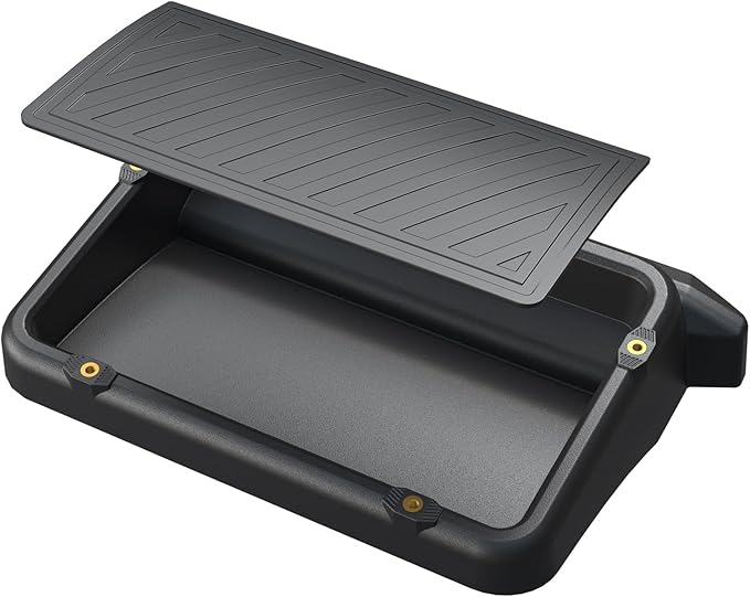 Dashboard Behind Screen (8-Inch) Storage Box for 2026 2025 2024 Toyota Tacoma & 2025 2026 4runner Accessories, Center Console Organizer Tray with Anti-Slid Pad for 4th Gen Tacoma (8 Inch Screen only)