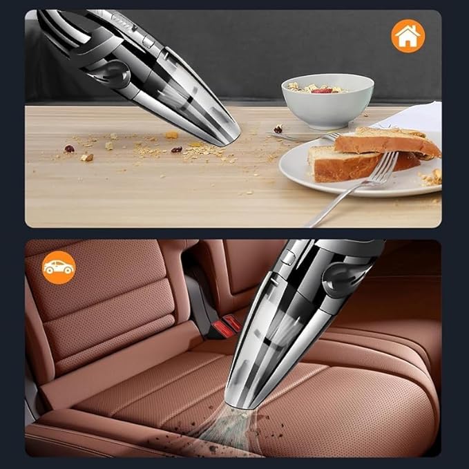 Handheld Vacuum Cordless, 16000Pa Powerful Car Vacuum Cleaner, 4000mAh Rechargeable Portable Vacuum with 68000RPM Motor, Washable Filter, Mini Vacuum for Car, Home, Pet Hair, Keyboard Cleaning