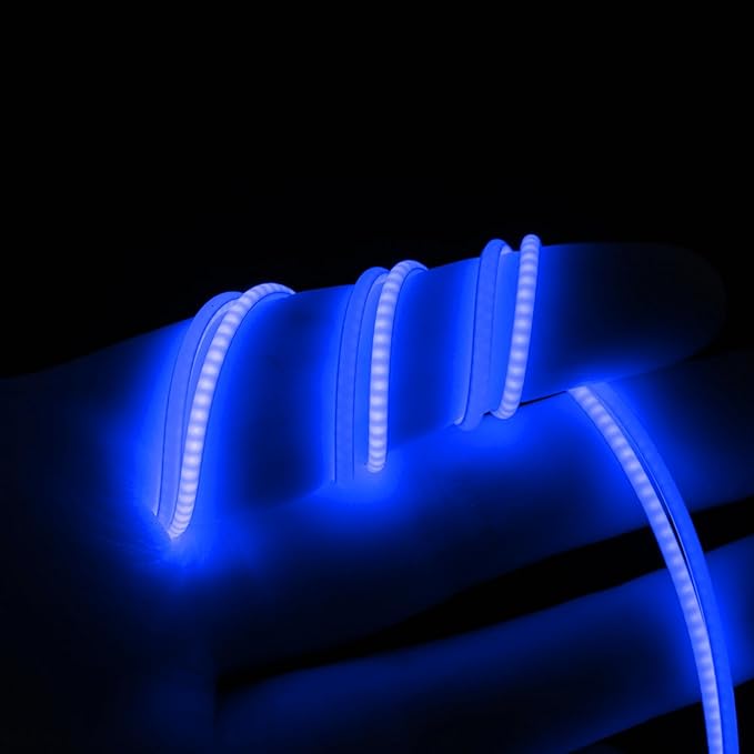 INJORA RC LED Strip Lights Flexible Cuttable for TRX4M SCX24 1/24 1/18 Crawlers Upgrade(Blue)