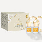 C Classy Hanging Car Air Freshener 2 Pack, Spellbound Love Essential Oil Diffuser, Long-Lasting Fragrance, Cute Glass Bottle Car Accessories for Women & Men, Made in USA
