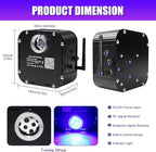 AZIMOM High Brightness 50W Twinkle Fiber Optic Starlight Kits Mixed800pcs 16.5ft Fiber Strands End Glow Sound Activated Bluetooth/APP Remote Control Theater Ceiling Home Shop Lobby Roof Decor