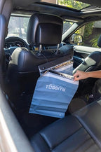 Tossits Recycled Disposable Car Trash Bags – Leakproof, Smell Proof Hanging Garbage Bags for Car, Truck, SUV, RV & Vehicle – Blue, 7 Count Disposable Automotive Trash Bags