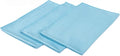 The Rag Company - Premium Window, Glass, Mirror & Chrome Detailing Towels - Professional Korean 70/30 Microfiber Blend, Lint-Free, Streak-Free, 350gsm, 16in. x 24in, Light Blue (3-Pack)
