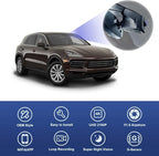 Fitcamx 4K Dash Cam Suitable for Porsche Macan 95B Panamera 970 Cayenne 958 92A E2 (Model B), OEM Factory Look, 2160P UHD Video, Built-in WiFi & APP, Loop Recording, G-Sensor, Easy to Use, 64GB Card