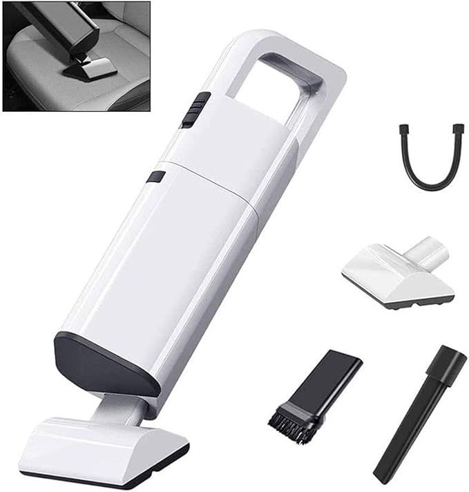 Portable Car Vacuum Cleaner: High Power Corded Handheld Car & Auto Accessories Kit for Detailing and Cleaning Car Interior (Color : B)