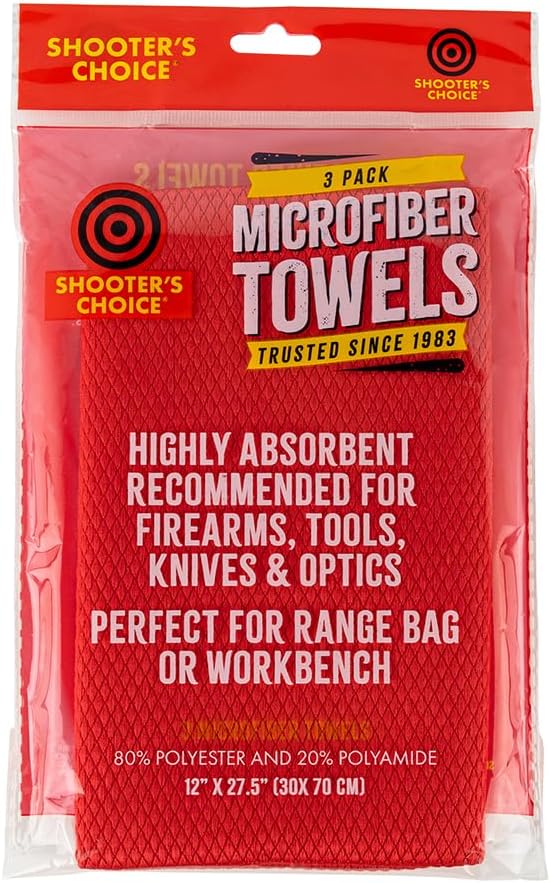 Shooter's Choice Gun Towel 3 Pack (Select Your Style)