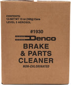 Denco #1930 Brake & Parts Cleaner Spray, Non-Chlorinated, Fast-Drying Degreaser, Low Odor Aerosol, 15.3oz (13oz net wt) (Case of 960)