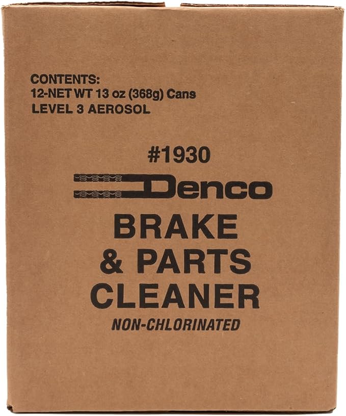 Denco #1930 Brake & Parts Cleaner - 13 OZ Net Wt - 15.3 FL OZ - 12 to 88 Pack (24)