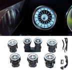 64 Colors for Mercedes Benz C180 C200 C250 C300 C400 C43AMG C63AMG 2019 2020 2021 Air Vent New EQS Air Vent Outlet Nozzle Atmosphere Lamp,7pcs Air Vent Ambient Light Kit