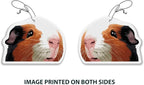 WIRESTER Hanging Air Freshener for Car, Home, Bathroom, Office, Decorative Charm Ornaments, Black White Brown Guinea Pig