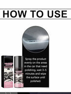 Silicona para Carro Interior Brillo Y Olor, Multipurpose Polishing Cleaner Car Interior Cleaner, Vehicle Interior Polish Interior Detailer Spray for Car, Rubber, Leather (2pcs)