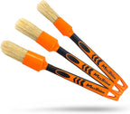 Maxshine Universal Combo Detailing Brush – Classic Boar’s Hair Bristles – Versatile Interior & Exterior Cleaning Brush for Wheels, Vents, Badges & More