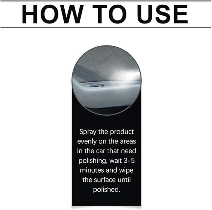Upgrades Car Interior Clarifier Sprays Car Interior Polishing Sprays Car Clarifier Sprays for Rubber &