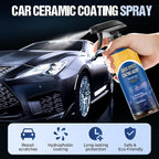 Car Quick-Acting Coating Agent Spray, 120ml Car Nano Hydrophobic Ceramic Coating Kit, Easy-To-Spray Auto Paint Protection For Vehicle Shine & Protection (3PCS)