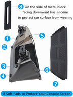 for Tesla Model Y 3 (Juniper & Highland Included) Under Screen Storage Shelf Organizer Tray Box Open-Close Hidden Center Console Organizer for Model Y 2020-2026 & Model 3 2017-2025 Accessories