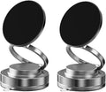 Upewefi 2026 Upgraded Car Phone Holder for Mag Safe, 3500gf Strongest Magnetic, 360° Adjustable Car Phone Holder, Phone Holders for Your Car (2pcs-Ring Shaped Black)