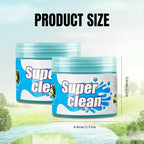Car Cleaning Gel, Car Cleaning Supplies, Car Cleaning Putty, Universal Car Cleaning Kit Auto Detailing Tools Car Accessories Fit for Automotive, Keyboard, Camera, Printers (Blue, 2PCS)