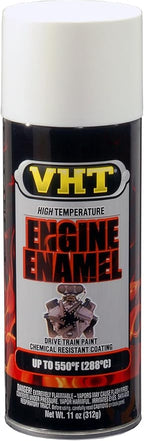 VHT SP129 550° Engine Enamel High Heat Spray Paint – Gloss White – 11 oz. Aerosol Can