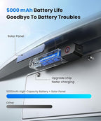 AUTO-VOX 2 Solar Wireless Backup Camera: 6‘’ 16:9 HD Monitor with Dual Antenna Strong Signal, Split Screen View for Balanced Dual Views, DVR Recording Back Up Camera for Car, SUV, Truck, Trailer