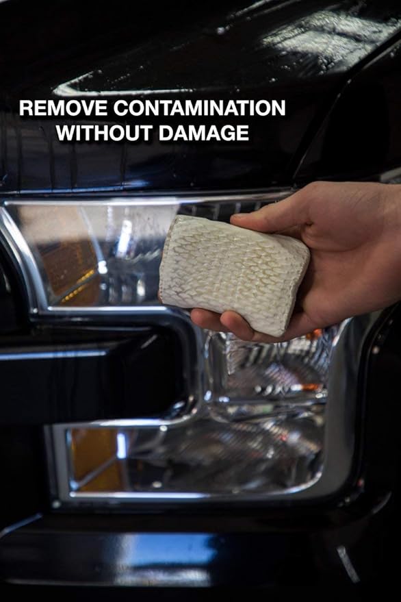 Adam's Polishes Visco Clay Bar Jar - Cleanses Surface Without Causing Damage - Safe for Even The Most Delicate Clear Coat - Use on Paint, Glass, Wheels, and More - Includes GeoImpression Tool