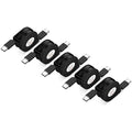 5Pack Retractable Car Charger USB C Cable Android Phone Charger Fast Charging Cord 3.3FT for iPhone 17 Pro Max 16e 15,Samsung Galaxy S26 Ultra/A17/A36/A37/A57/A56/S25FE/A16/A54/S24/Z Fold7,Pixel 10a 9