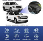 Fitcamx 4K Dash Cam Suitable for Chevy Suburban & Tahoe 2015-2020 (with Auto-Dimming), Integrated OEM Look, 2160P UHD Video, Built-in WiFi, Loop Recording, G-Sensor, Easy to Install, 64GB Card