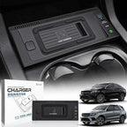 Wireless Car Charger for Mercedes-Benz GLE/GLS/GL/ML 2012-2019, OEM Custom Fit with 27W USB-A & Type-C Wireless Fast Phone Charging Pad for Mercedes-Benz W166 X166 C292 Interior Accessories