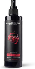 Blackline Car Care - Wild Cherry Car Air Freshener, Long-Lasting, Oder Eliminator, for Cars, Trucks, SUV, or Home Use - 8 fl OZ - Wild Cherry Air Freshener - Cherry Spray