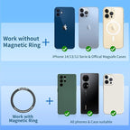 VRIG MG-15 Magnetic Rear View Mirror Phone Holder for car [Big Rear Mirrors Friendly],Magsafe Hands Free 360 Rotating Strong Magnet Cell Phone Mount Fit for iPhone 16/1514/13/12 Series