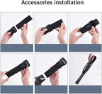 Car Vacuum Cleaner, Cordless Handheld Vacuum Cleaner, 4000PA Strong Suction, for Car, House Office Auto Accessories Kit for Car Interior Detailing
