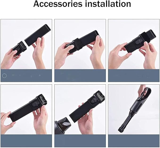 Car Vacuum Cleaner, Cordless Handheld Vacuum Cleaner, 4000PA Strong Suction, for Car, House Office Auto Accessories Kit for Car Interior Detailing