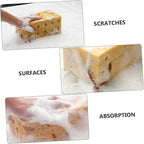 Cabilock 4pcs Auto Car Cleaning Beauty Waxing Sponge Car Wash Sponges Absorbent Cleaning Tools