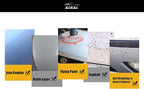 Clay Towel 3.0 for Cars, Clay Bar Towel Scratch-Free Autocare Detailing Polishing, Removing Tar Paint Tree-sap Guano Contaminants, Fine Grade, 12" x 12", Red, Mesh Hollow, Thick Ver.