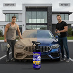 CaliShine Quick Effect Coating Spray - 16.9 fl oz Waterless Ceramic Car Wax Coat - Detail Polish & Cleaner for Cars Boat Body & Glasses, Window Glass and Headlight - Shine Restoration Kit (2000 ml)