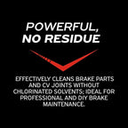 Pyroil Non-Chlorinated Brake Parts Cleaner, No VOC (50 State Formula), Instantly Removes Brake Dust, Grease & Grime, Quick Drying, 15 Oz (Pack of 12)
