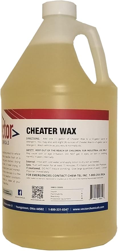 Cheater Wax for a Wax-Like Vehicle Finish Concentrate (Case of 4 gallons)