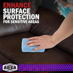 AIDEA Microfiber Applicator Pads-2Pack, Car Wash Sponge, Premium Microfiber Sponge and Cleaning Pads, Perfect for Effortless Wax, Sealant, and Conditioner Application - Blue