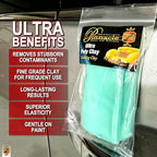 Pinnacle Ultra Poly Clay | High-Performance Clay Bar for Automotive Paint Decontamination | Removes Contaminants & Smooths Surface | Easy to Use | PIN-510K |16oz
