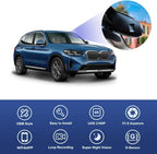 Fitcamx 4K Dash Cam Suitable for BMW X3 X3 M 2018-2024 M40i Sdrive Xdrive30i 30eG01 (HD2-6153), OEM Style, UHD 2160P Video, Built-in WiFi & APP, Loop Recording, G-Sensor, Plug&Play, 64GB Card