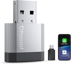 OTTOCAST Mini Nova, 2 in 1 New Gen Wireless Carplay & Android Auto Adapter, Plug & Play, Auto Reconnect USB Dongle, Compatible with OEM Wired Carplay/Android Auto Cars